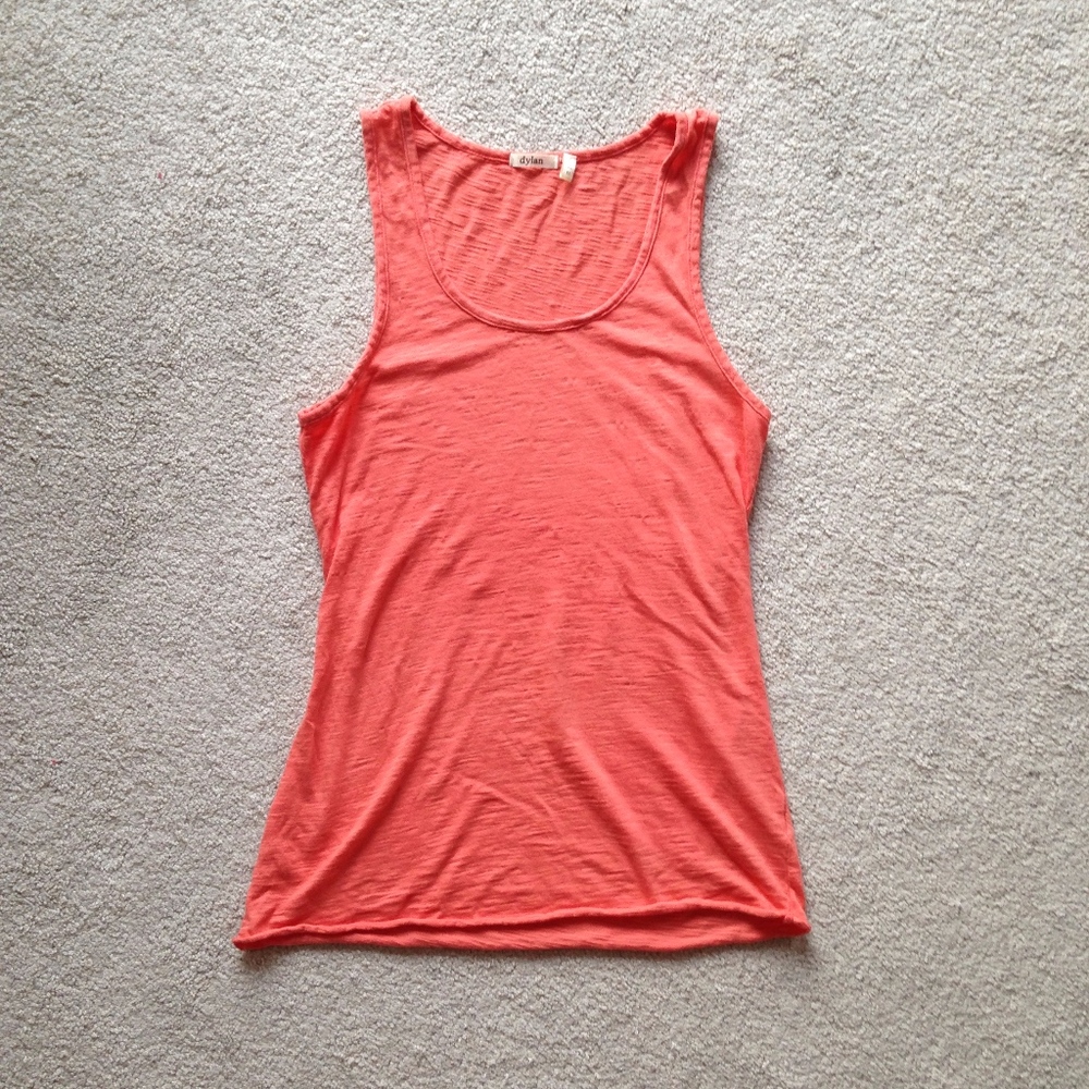 Dylan Orange Tank Top